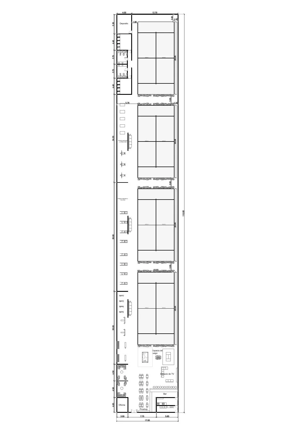 Dibujo técnico de .PADL
